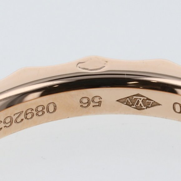 LOUIS VUITTON Ring Alliance Monogram Anfini 1P K18 Pink Gold Diamond No. 16 Men' - Picture 7 of 9